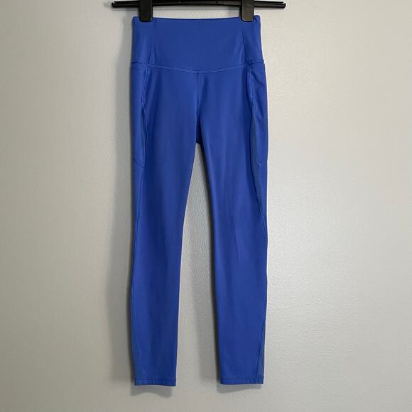 CALIA by Carrie Underwood Pants - Calia by Carrie Underwood Blue Mesh Panel Leggings Pants XS